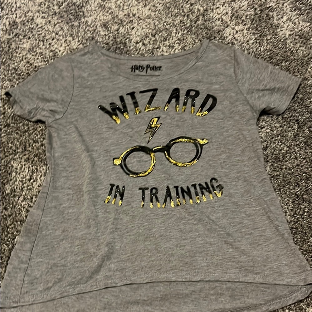 Warner Bros. Gray and Gold 'Wizard in Training' Kids Tee